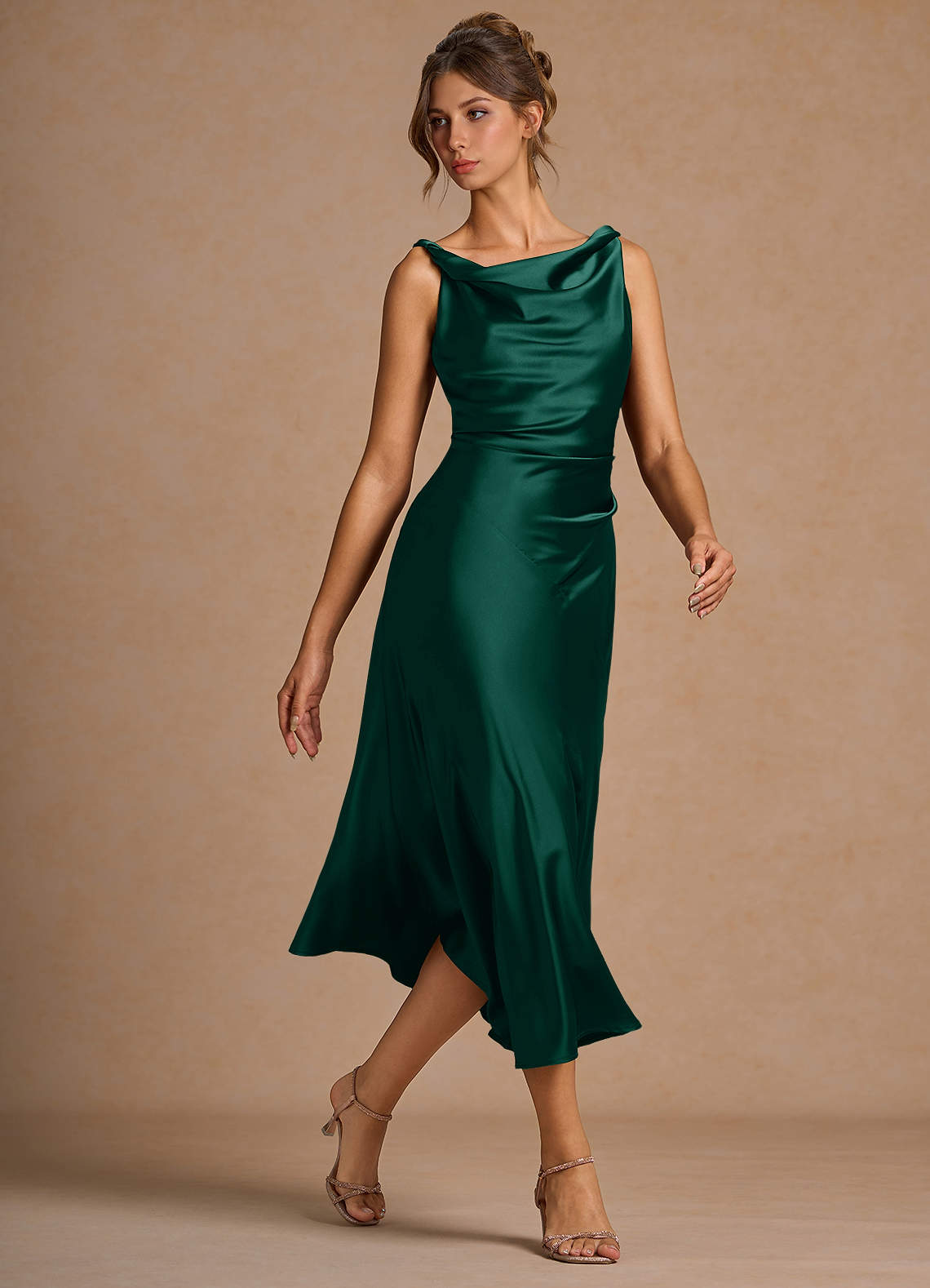Nerine Emerald Midi Dress Dress