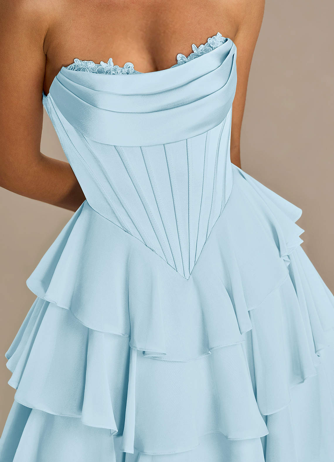 Brinley Sky Blue Mini Dress Dress