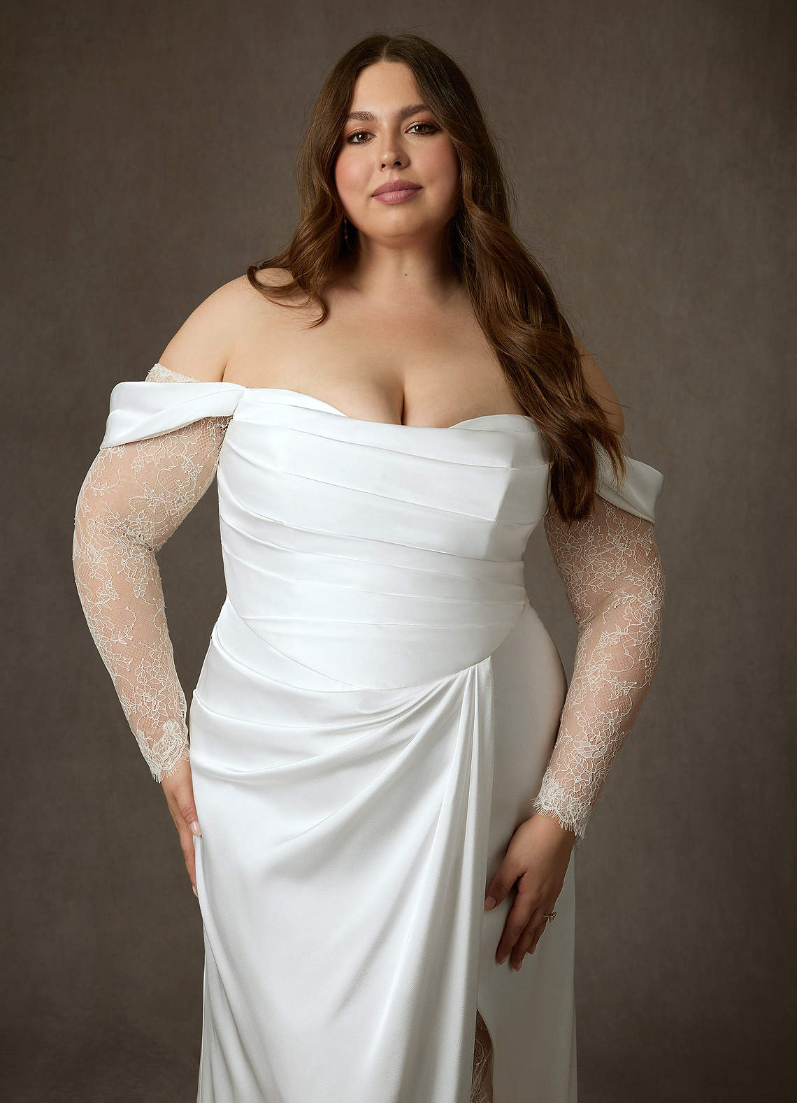 Diamond White A-Line Sweetheart Neckline Lace Dress