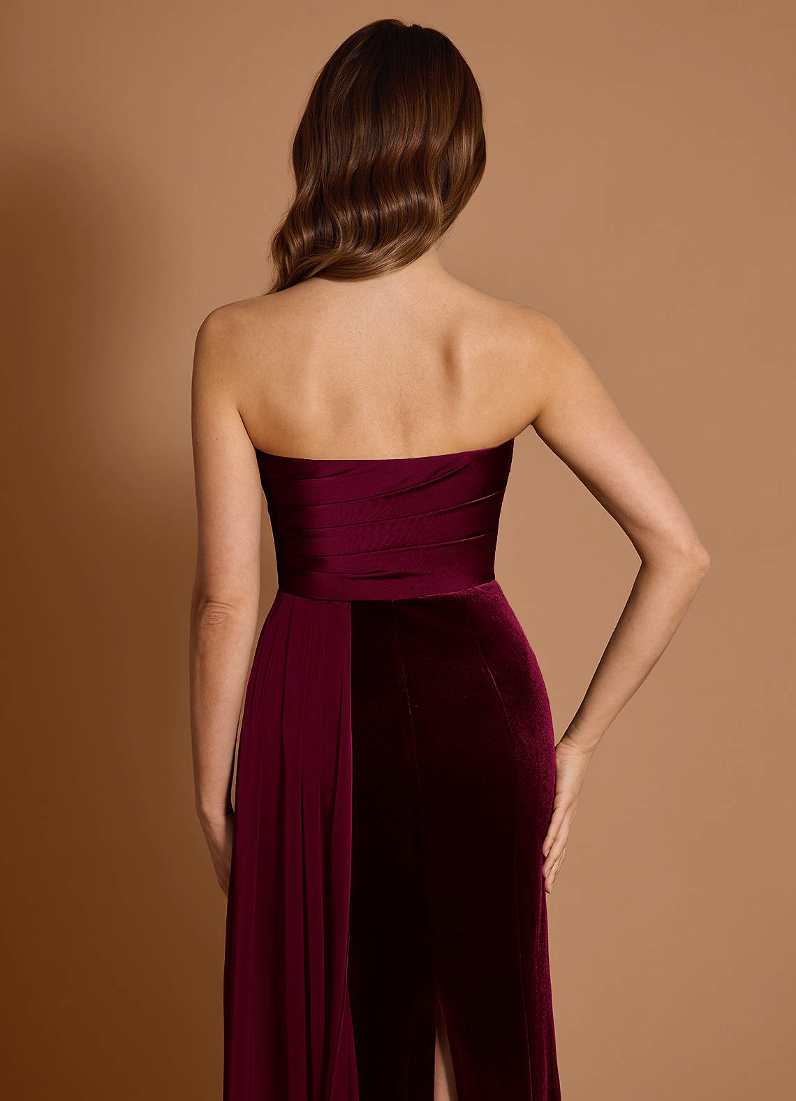Catherine Wine Maxi Dress Dress