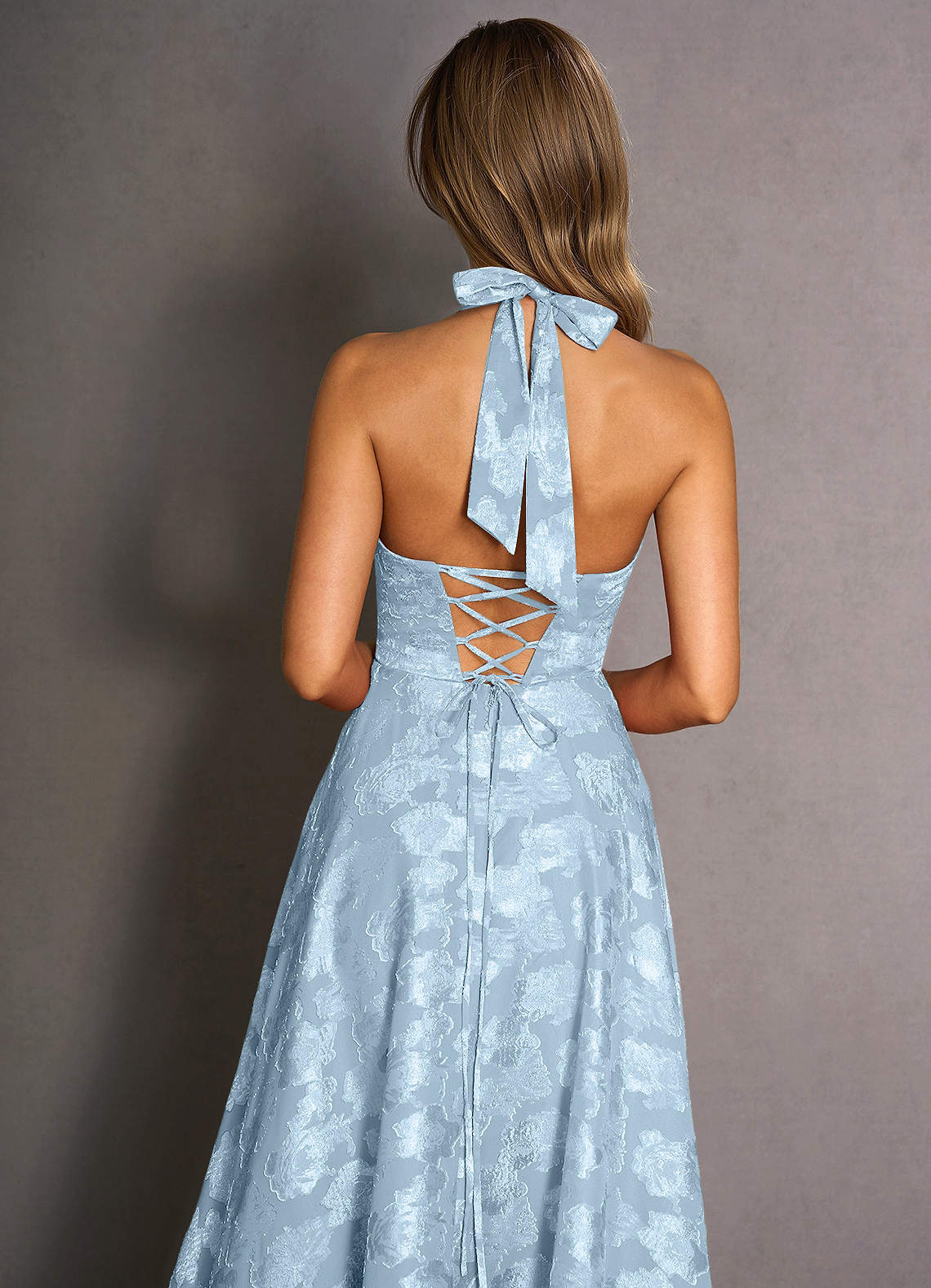 Isabeau Powder Blue Midi Dress Dress