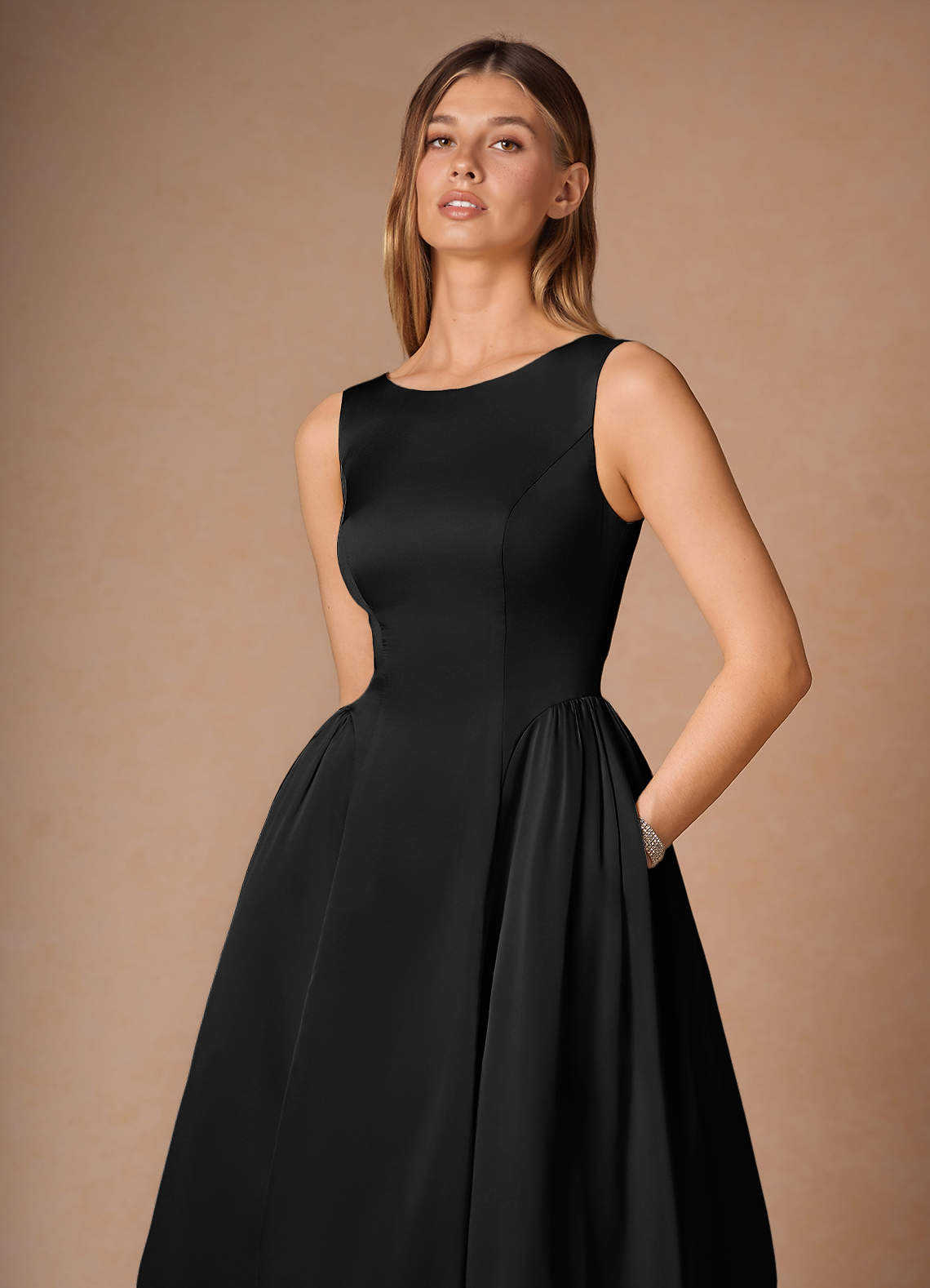 Casey Black Midi Dress