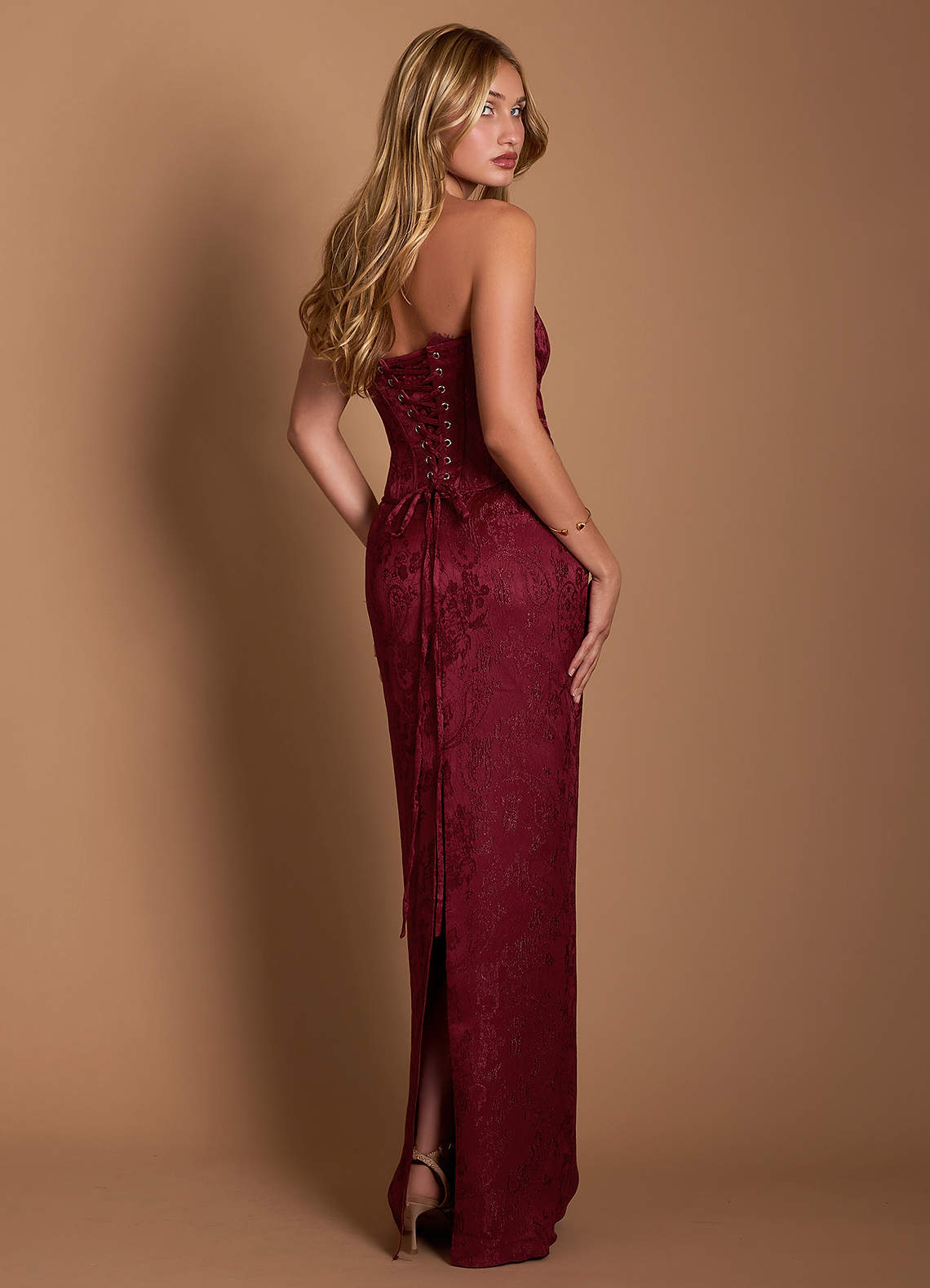 Koryn Dark Raspberry Two Piece Dress Dress