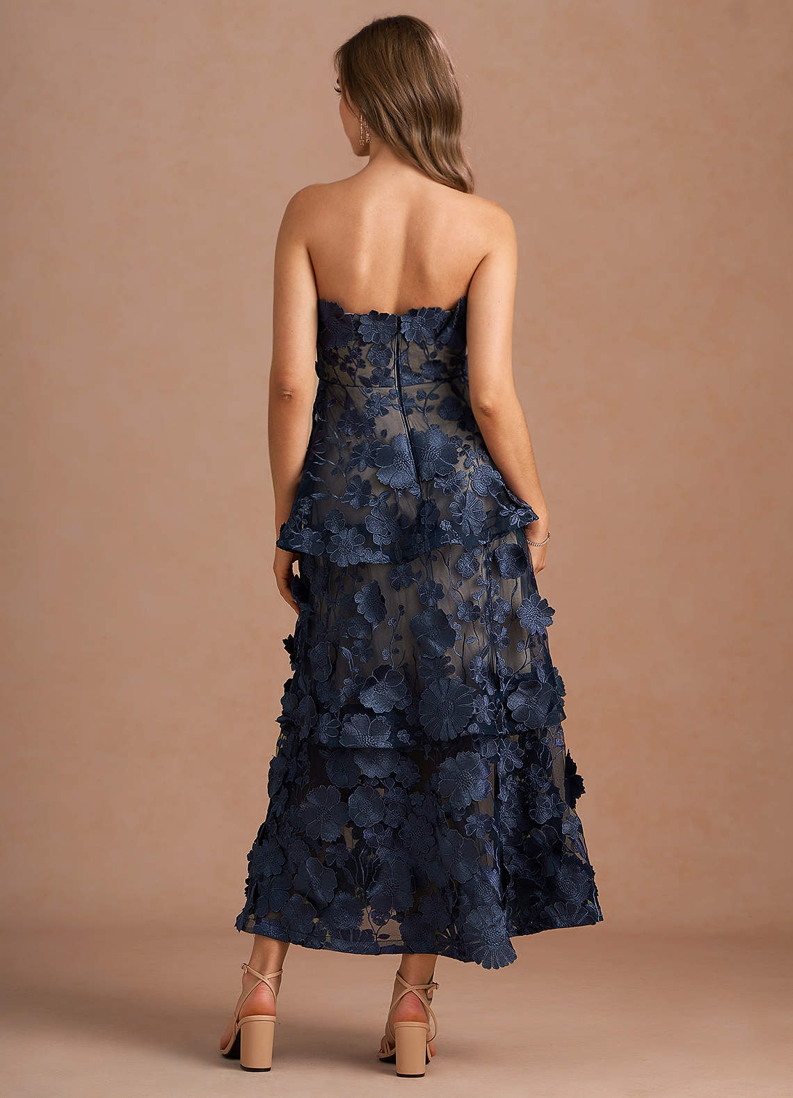 Patricia Navy Maxi Dress