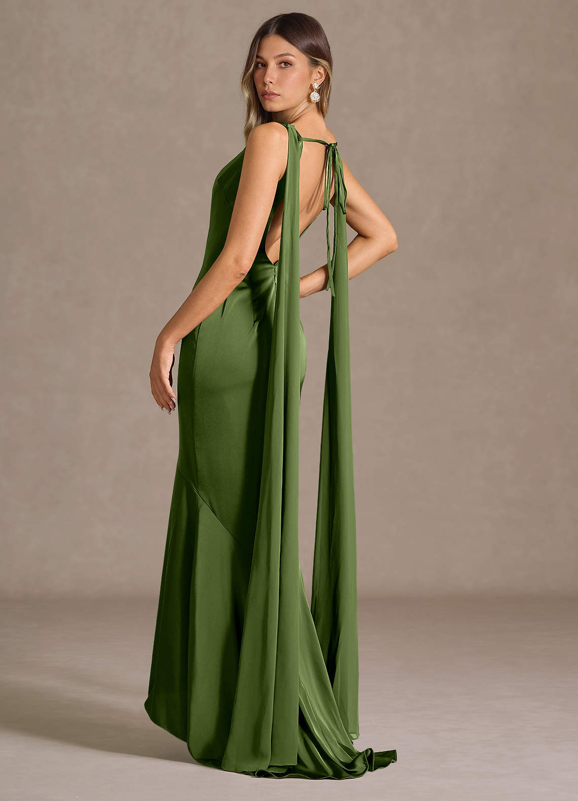 Wynne Olive Maxi Dress Dress