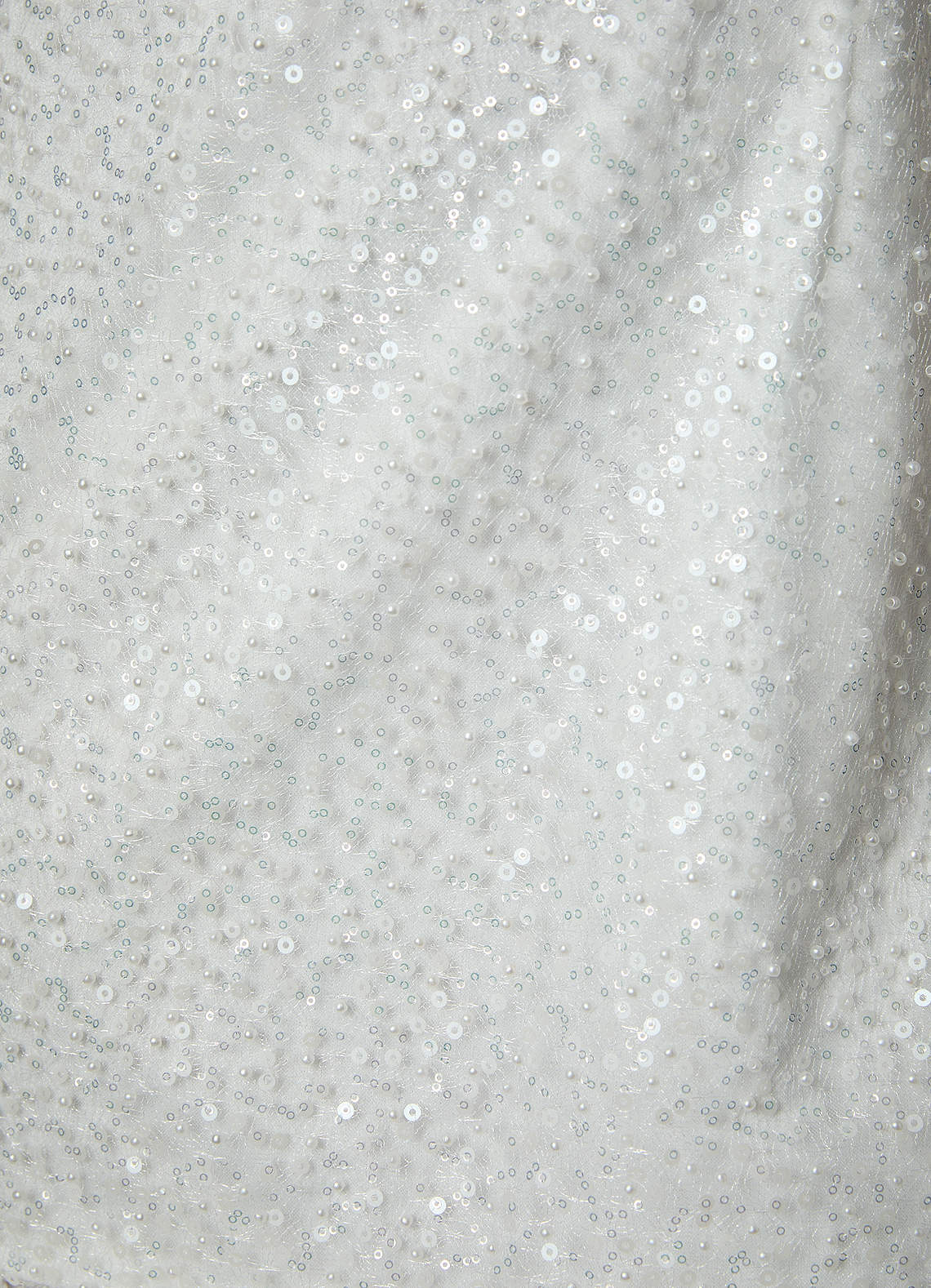 Diamond White Sheath Beading Dress