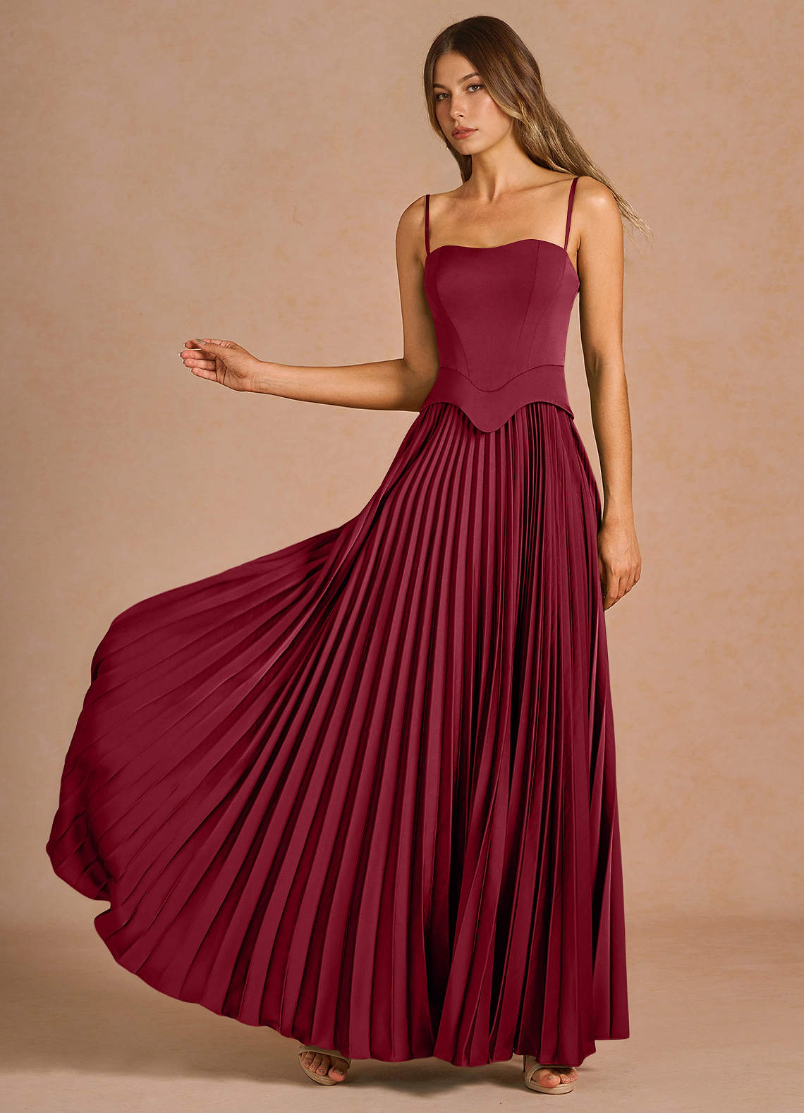 Rylan Merlot Maxi Dress Dress