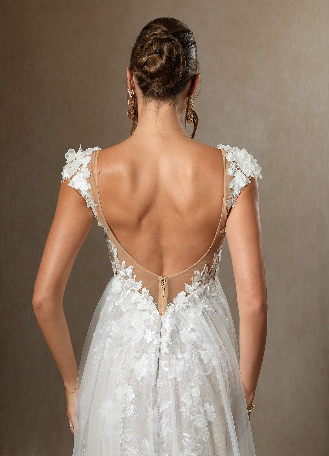 Diamond White A-Line Sweetheart Sequins Tulle Dress