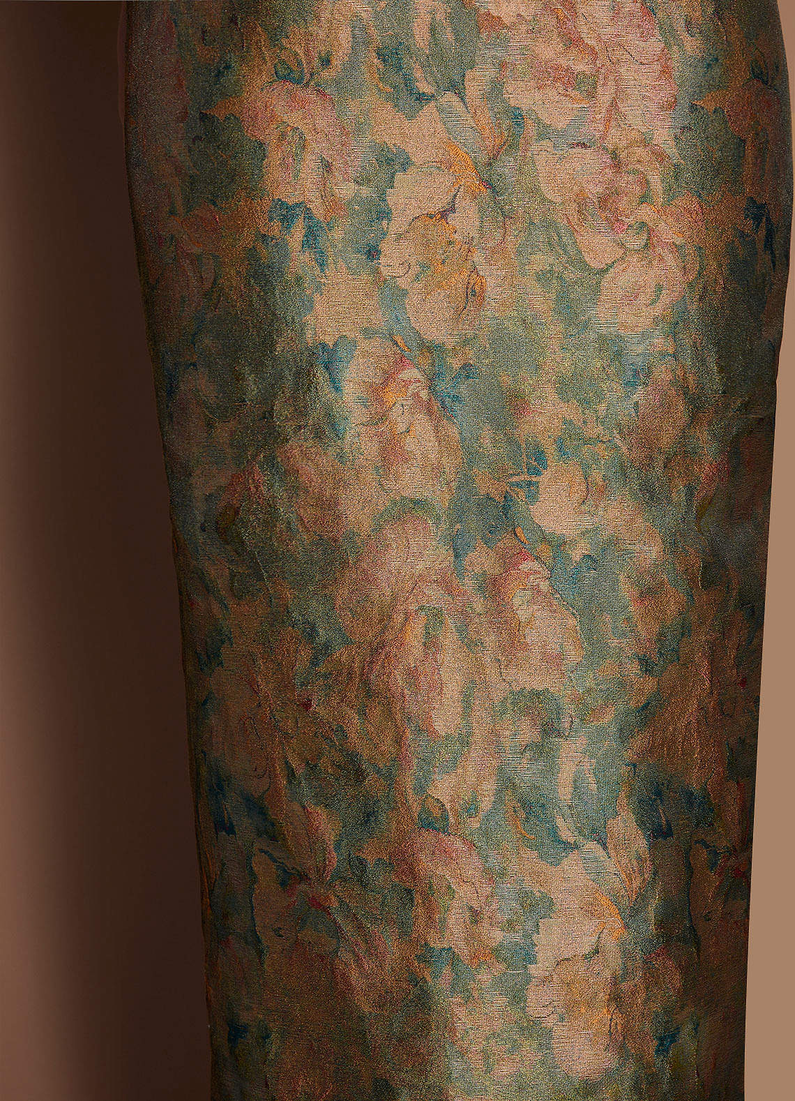 Christy Vintage Teal Maxi Dress