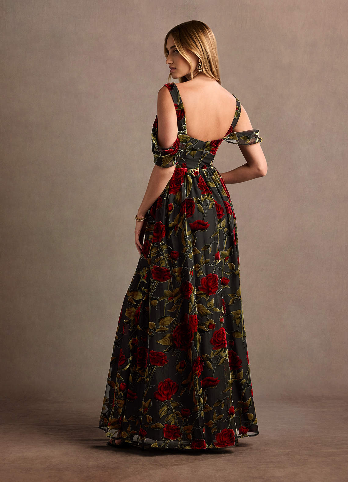Tracy Black Multi Maxi Dress Dress
