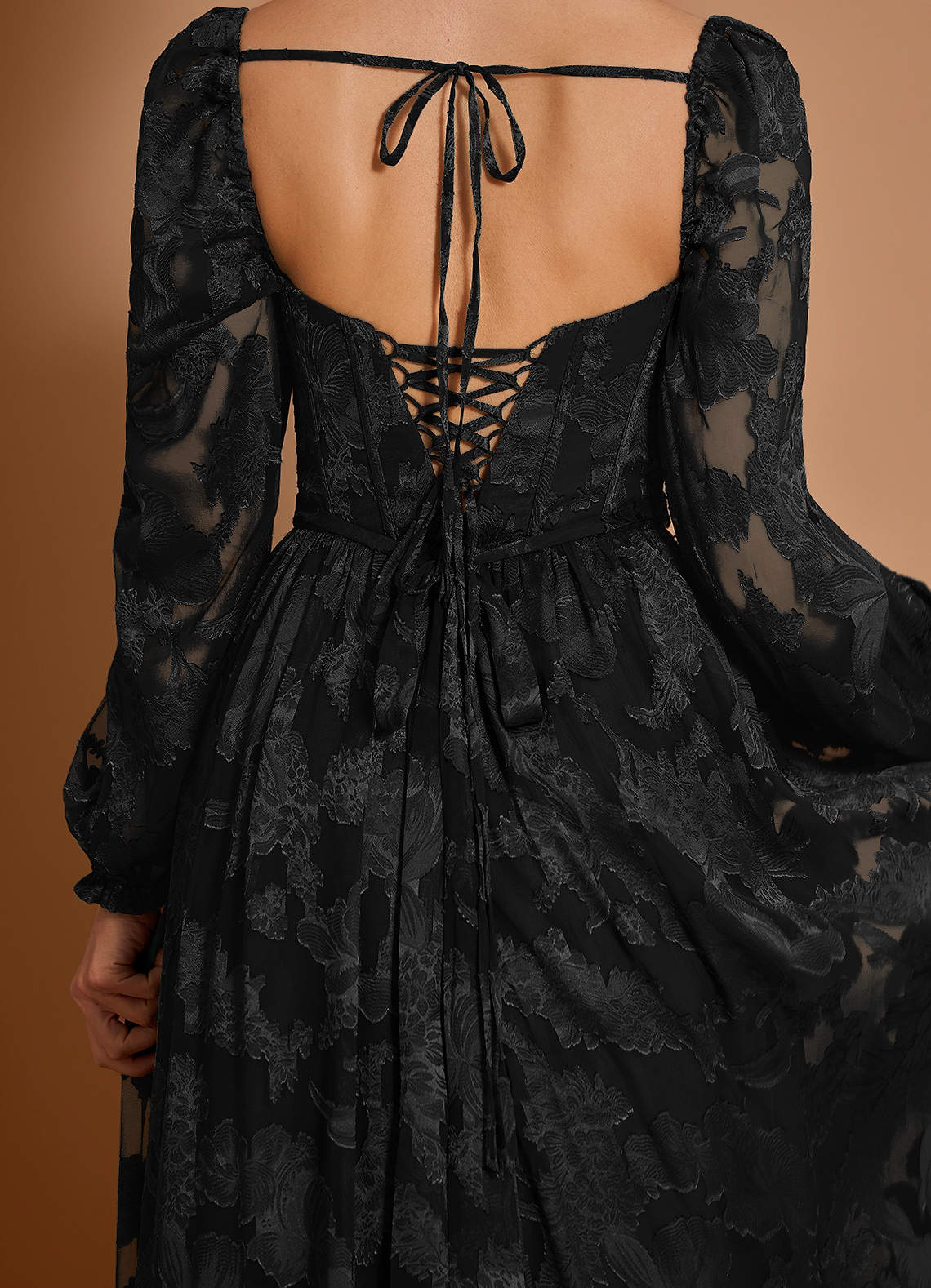 Aniyah Black Maxi Dress