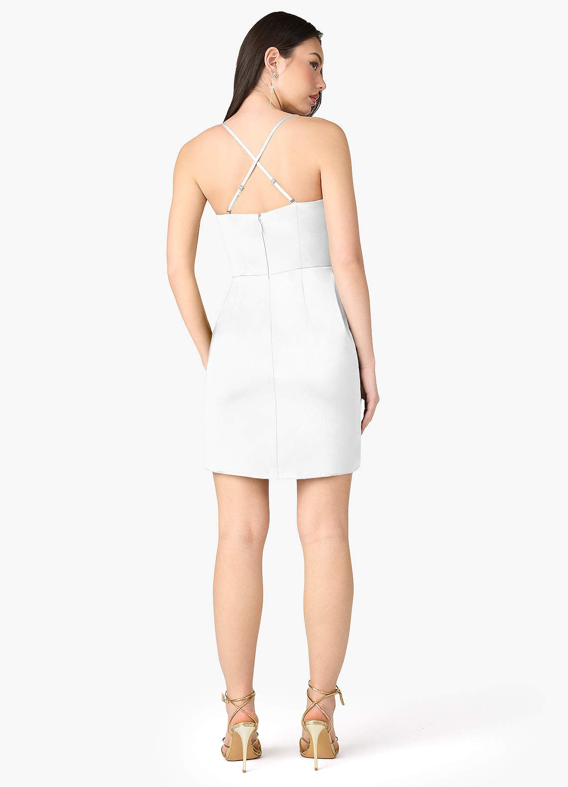 Nellie White Corset Mini Dress Dress
