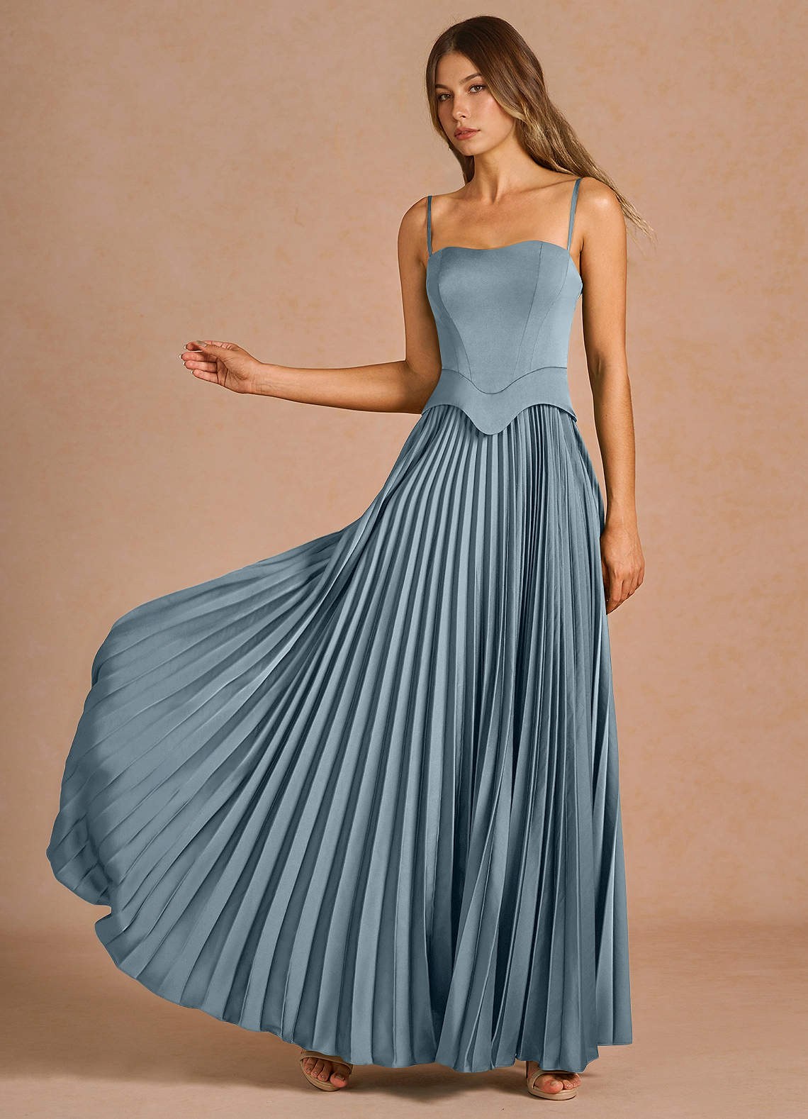 Rylan Powder Blue Maxi Dress