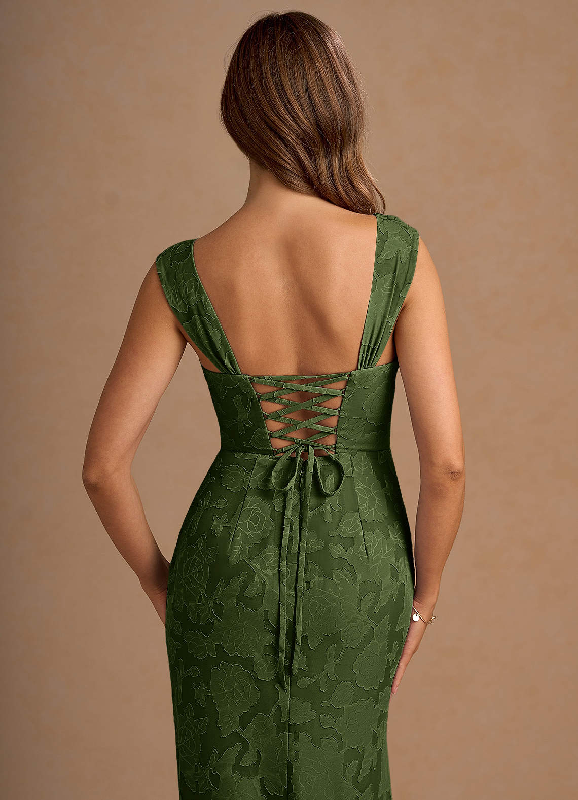 Eliana Olive Maxi Dress Dress