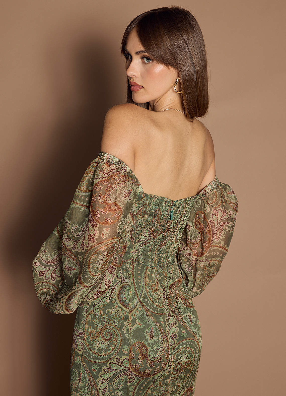 Rina Sage Paisley Maxi Dress Dress