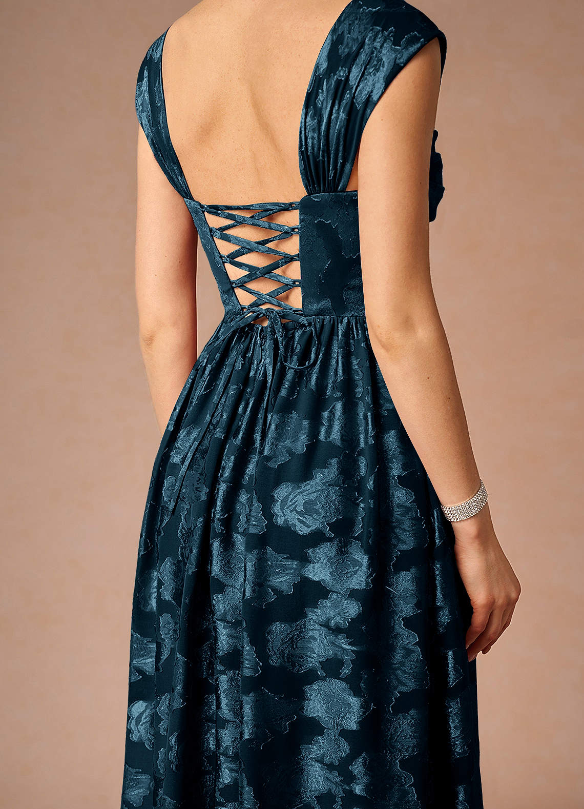 Dana Navy Midi Dress Dress
