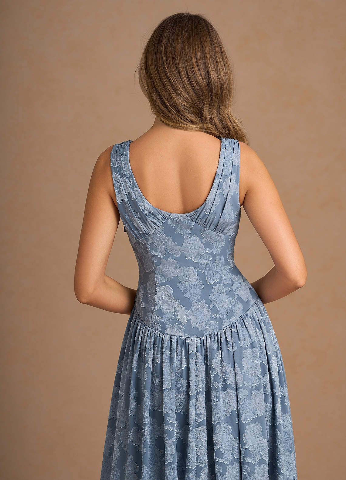 Lunara Dusty Blue Maxi Dress Dress