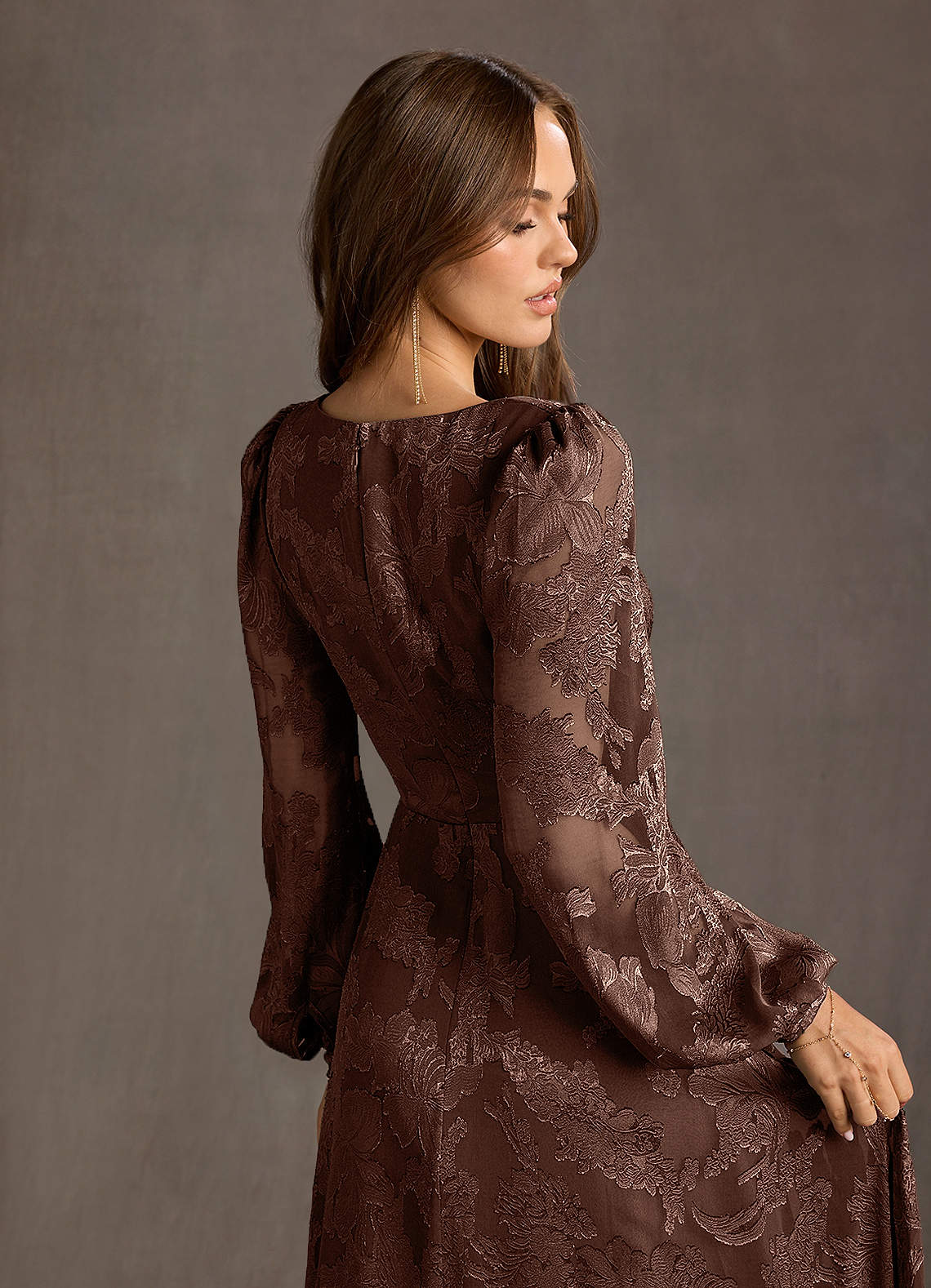 Cerise Mocha Coco Maxi Dress