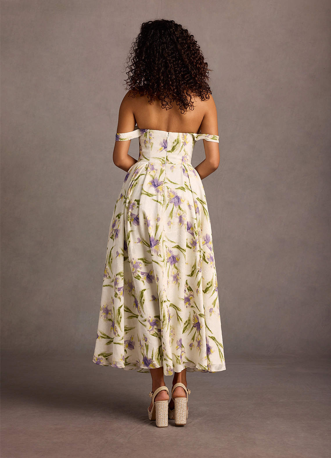 Alexie Tulip Multi Print Maxi Dress
