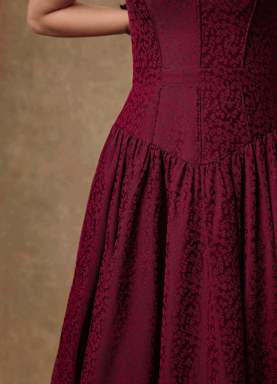 Alice Maroon Maxi Dress Dress