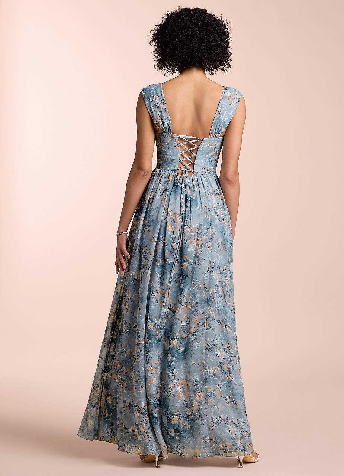 Aleah Powder Blue Maxi Dress Dress
