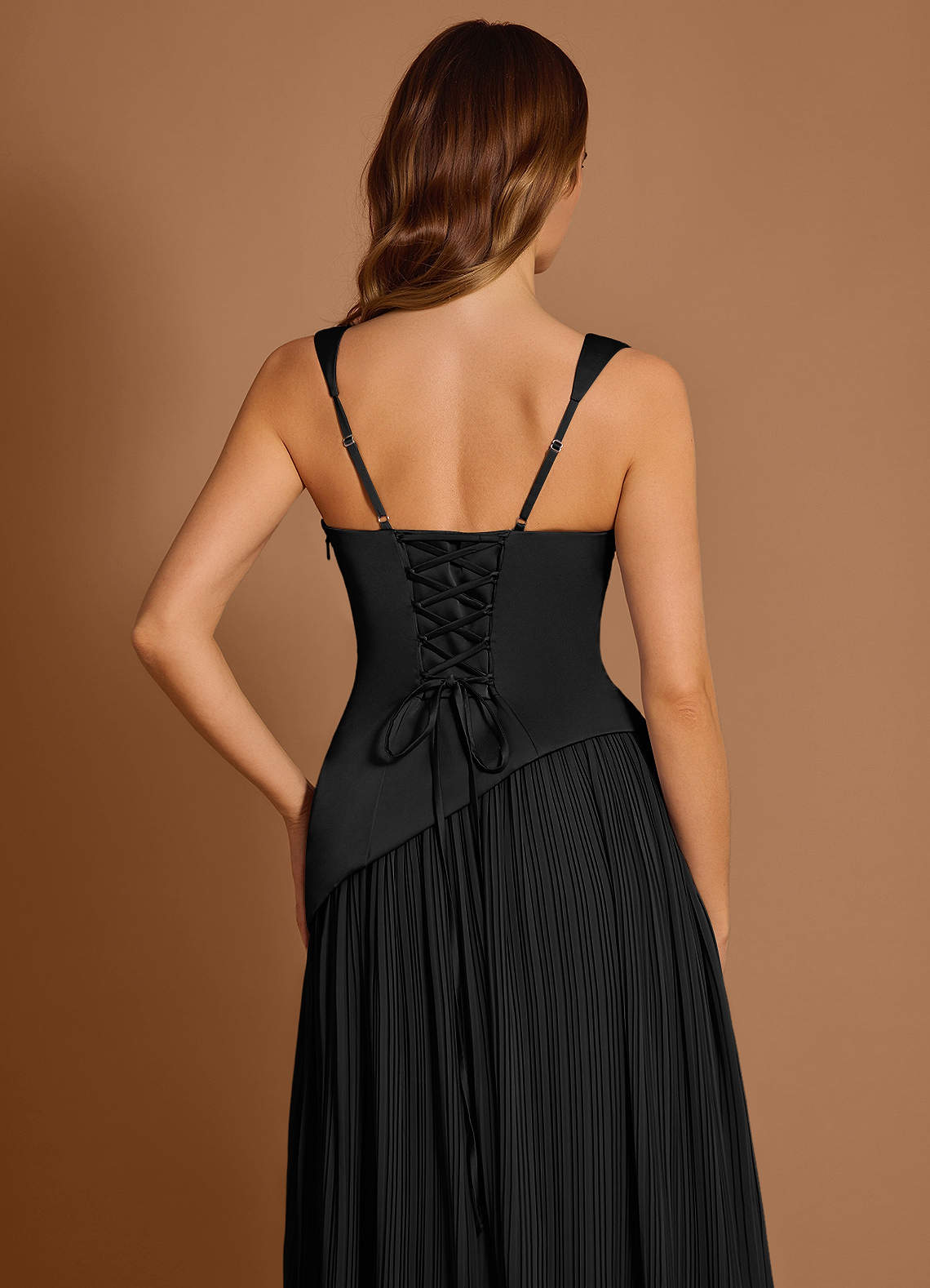 Stephanie Black Maxi Dress