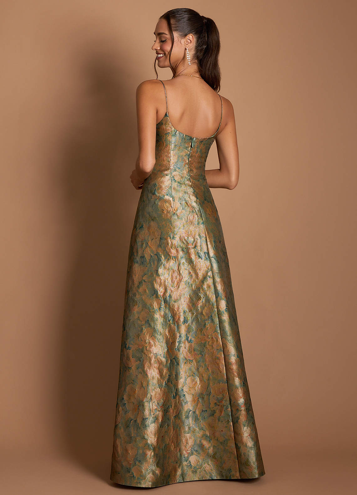 Dova Vintage Teal Maxi Dress