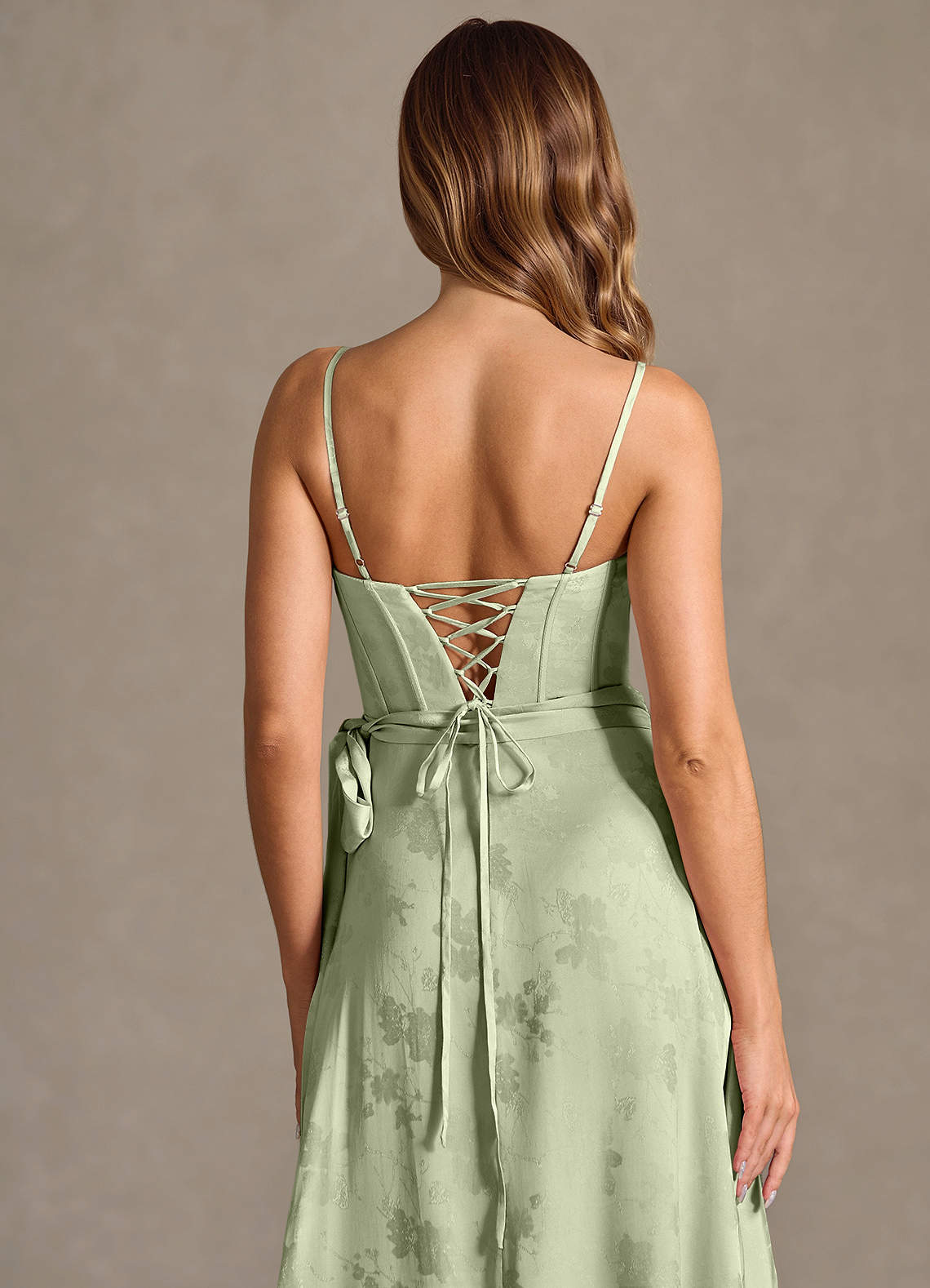 Nebula Light Green Maxi Dress Dress