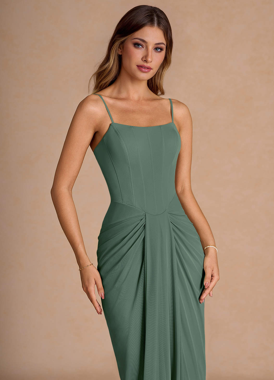 Anais Eucalyptus Maxi Dress