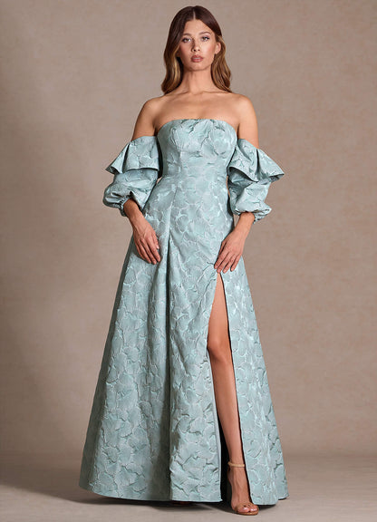 Kerensa French Blue Maxi Dress  Dress