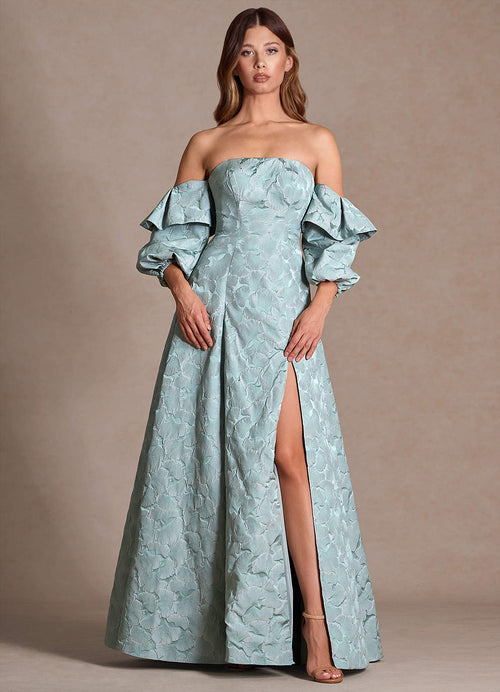 Kerensa French Blue Maxi Dress  Dress