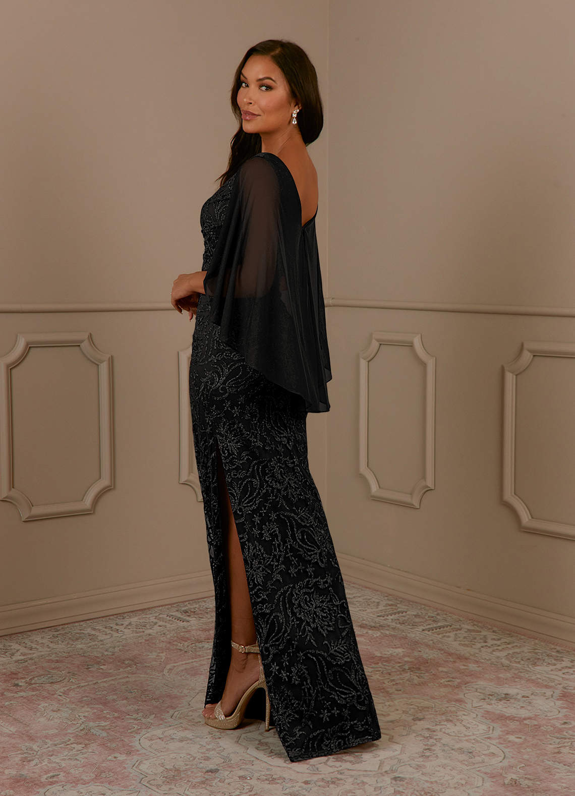 Black Sheath Lace Dress