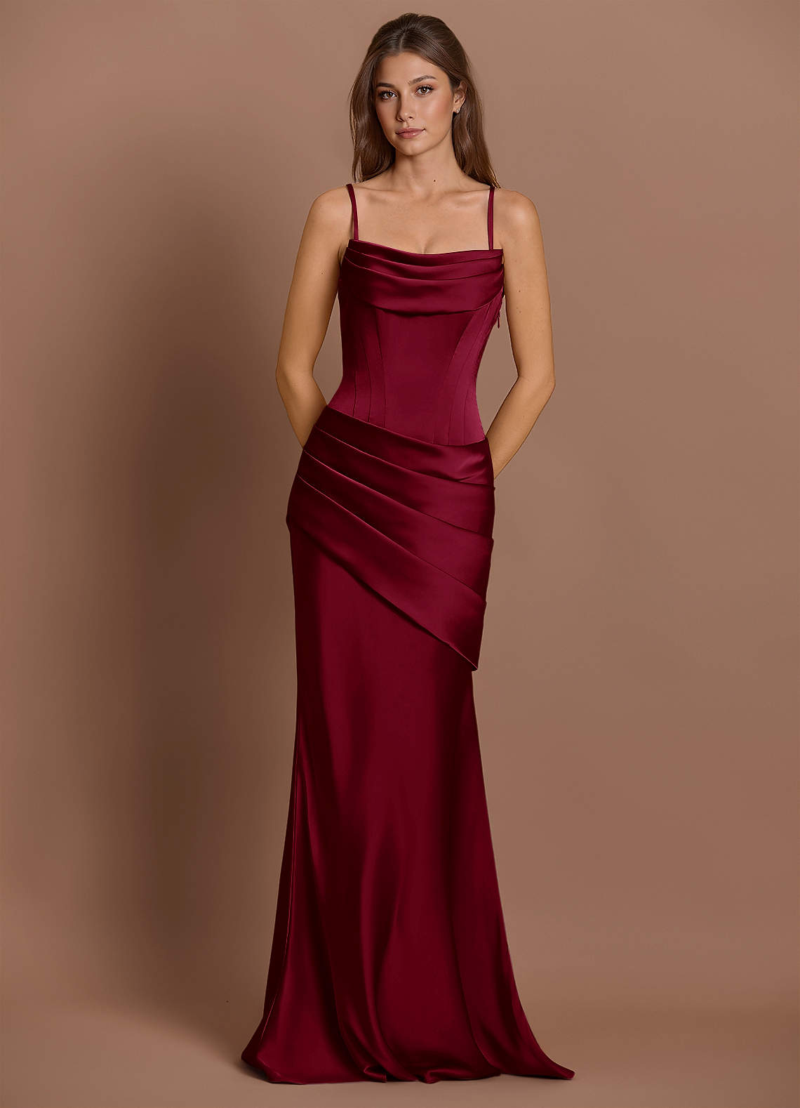 Pelagia Merlot Maxi Dress