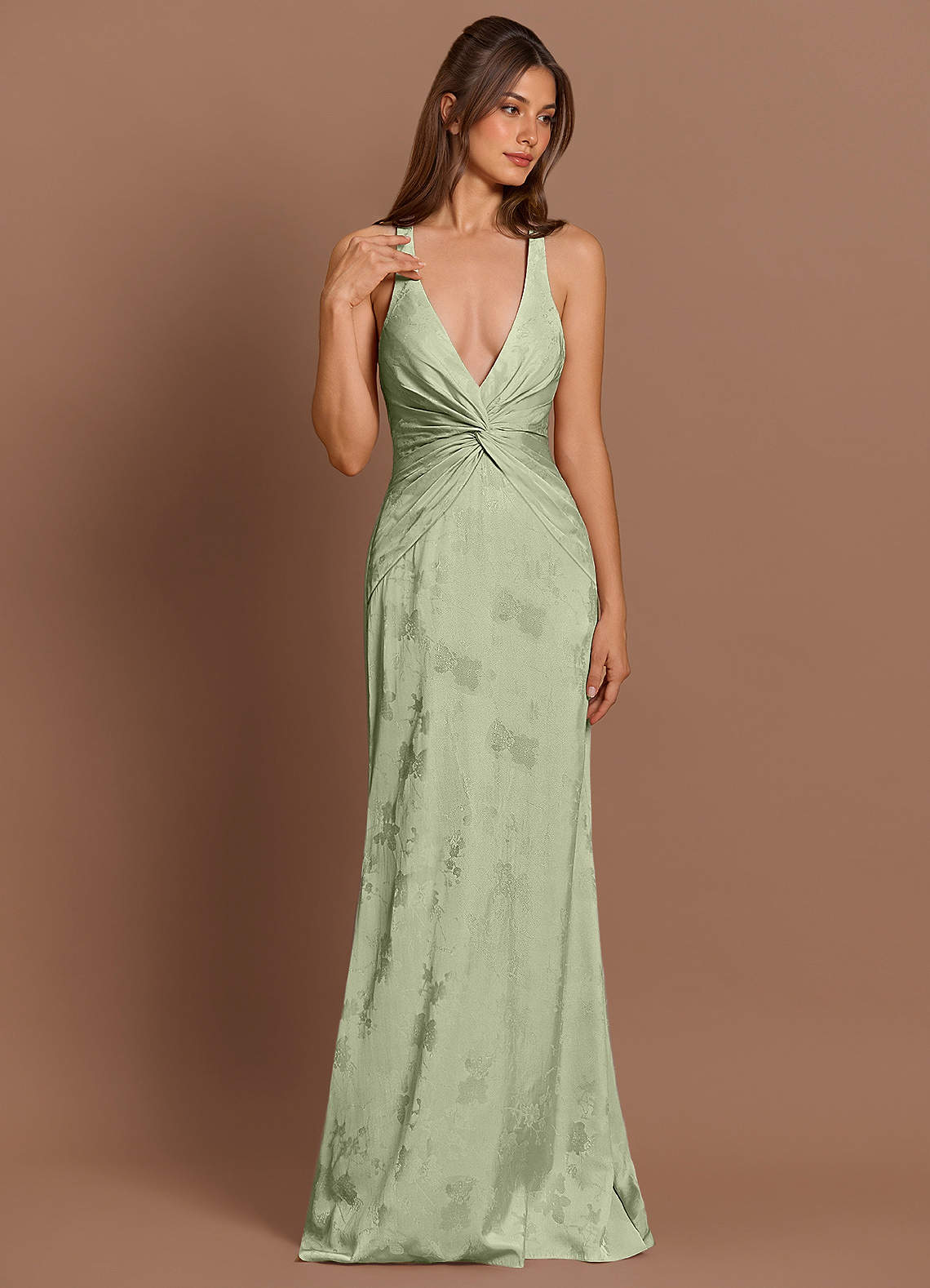 Ilaria Light Green Maxi Dress  Dress