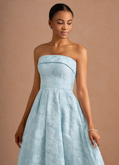 Clementine Pale Blue Maxi Dress