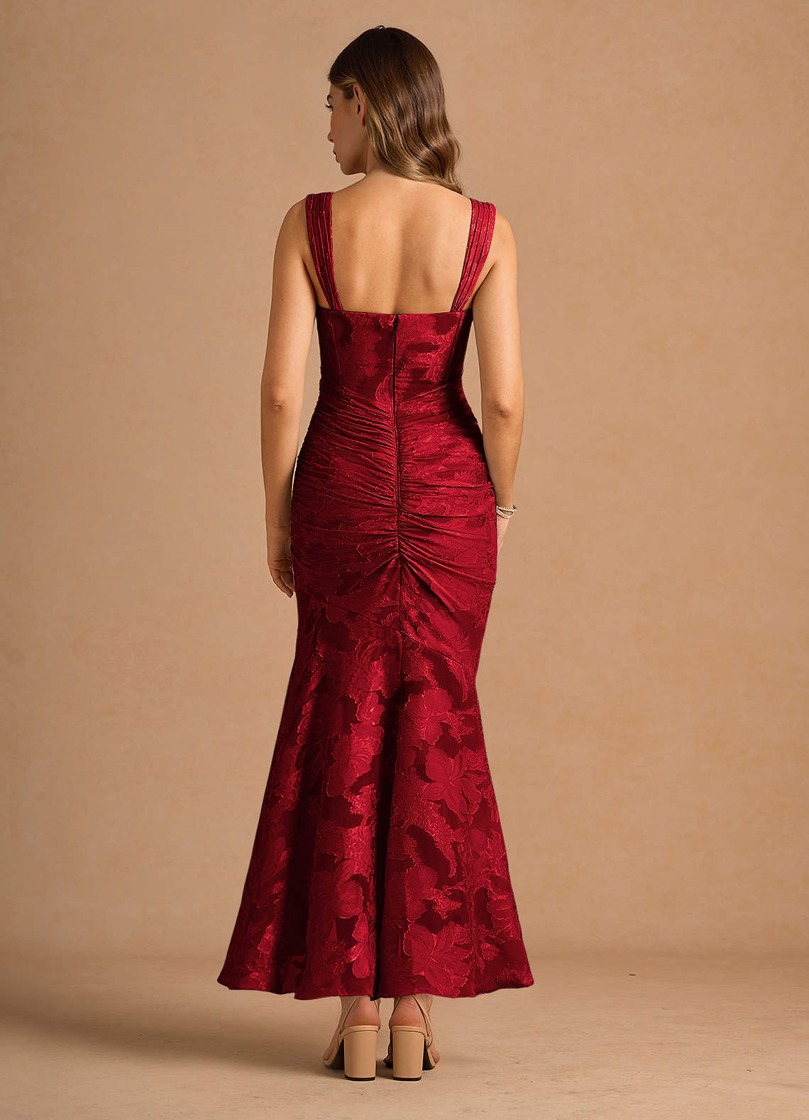 Tiana Ruby Red Maxi Dress  Dress