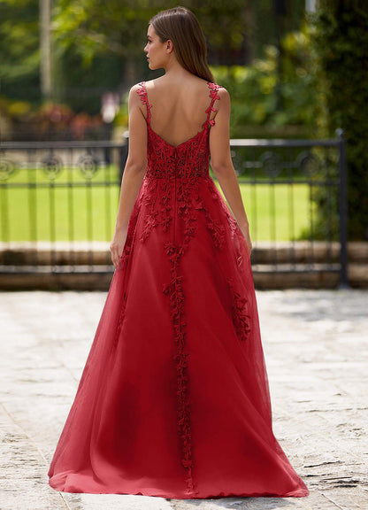 Dreamscape Red A-Line Prom Dress  Dress