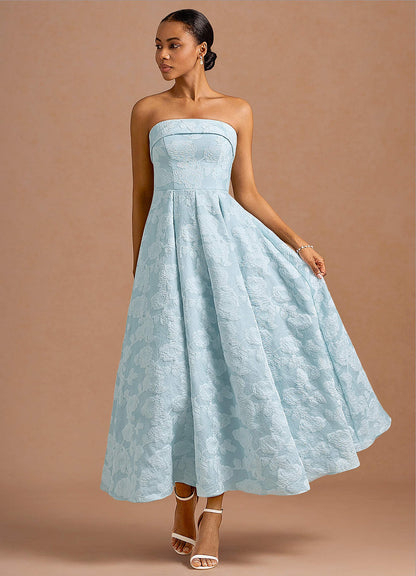 Clementine Pale Blue Maxi Dress