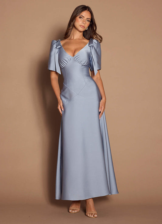 Rosaline Powder Blue Maxi Dress