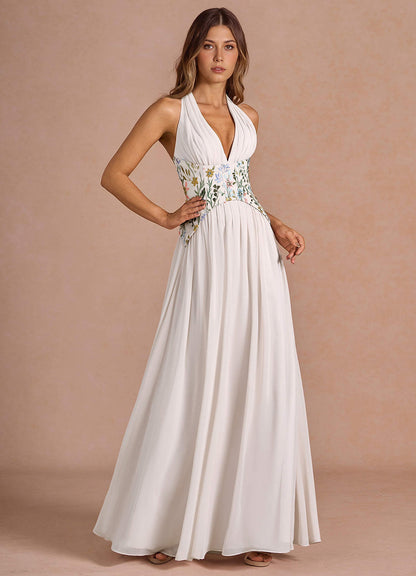 Ellis White Maxi Dress