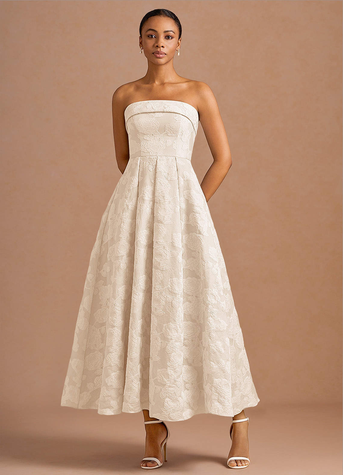Clementine Cream Maxi Dress