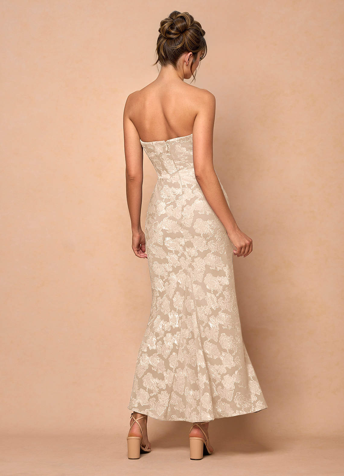 Ezrena Cream Maxi Dress