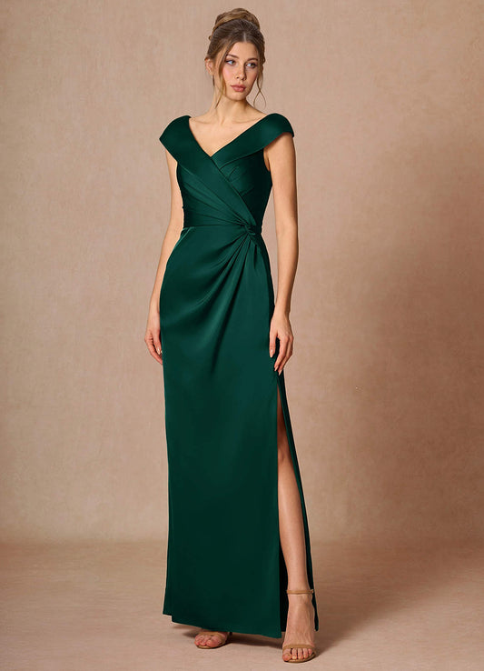 Thessaly Hunter Green Maxi Dress