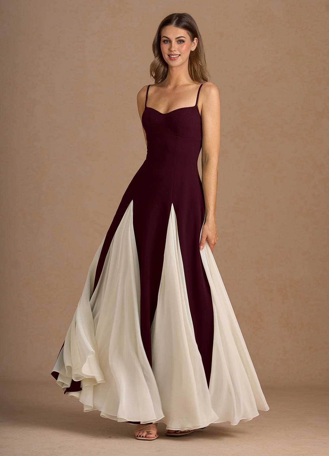 Jessenia Wine Maxi Dress  Dress