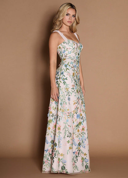 Amarie Blush Pink Multi Maxi Dress