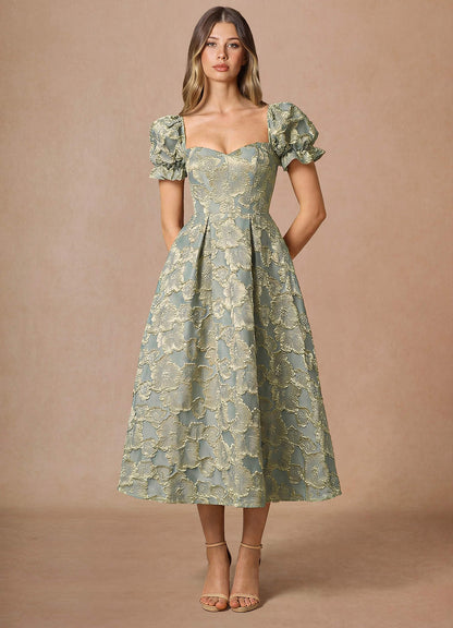 Amy Blue Midi Dress