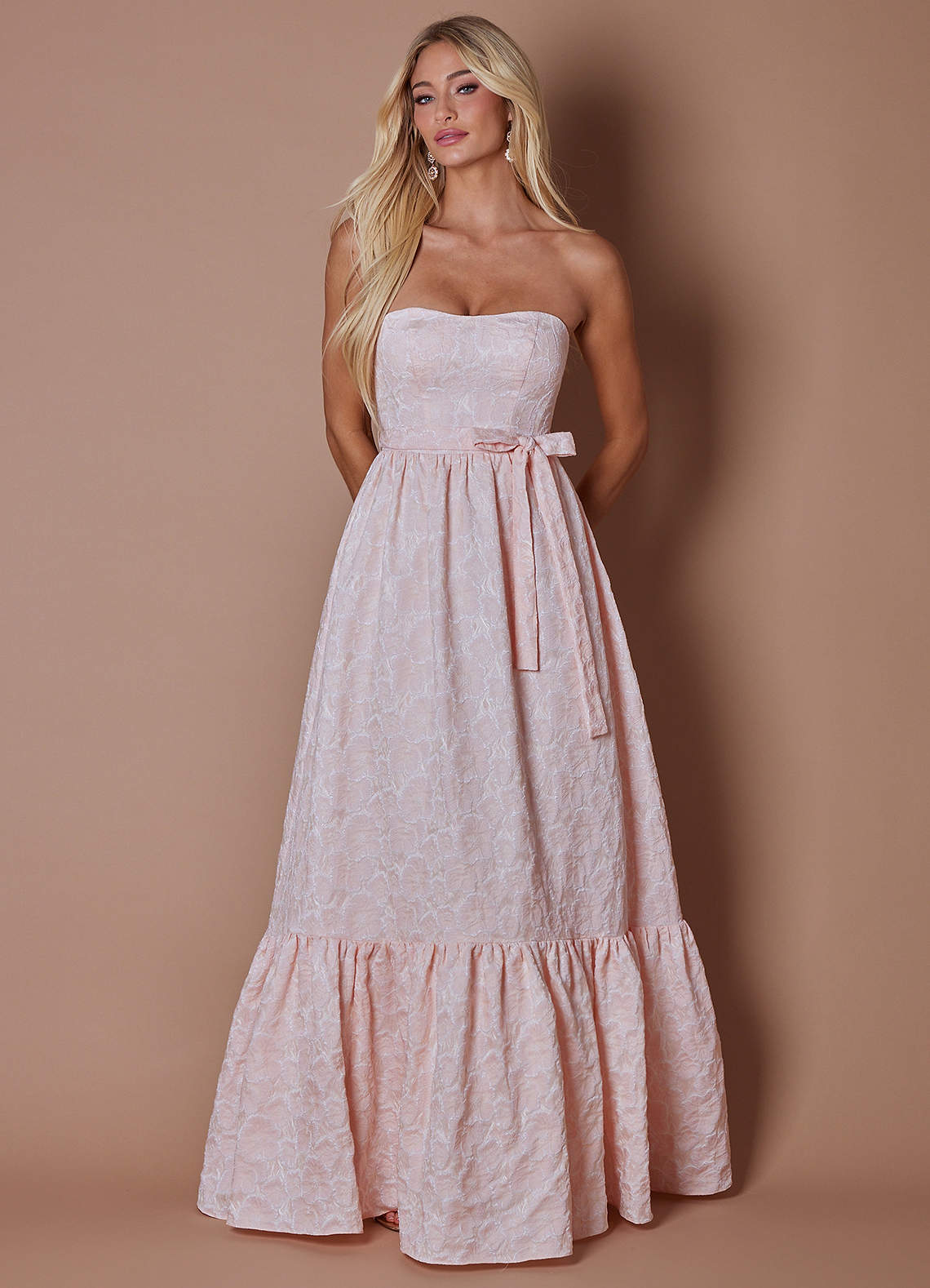 Vesna Pale Pink Maxi Dress