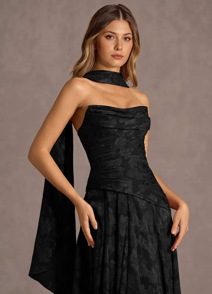 Gabriela Black Maxi Dress  Dress