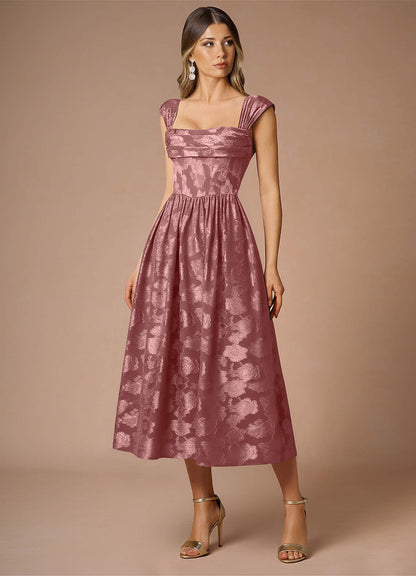 Dana Vintage Rose Midi Dress
