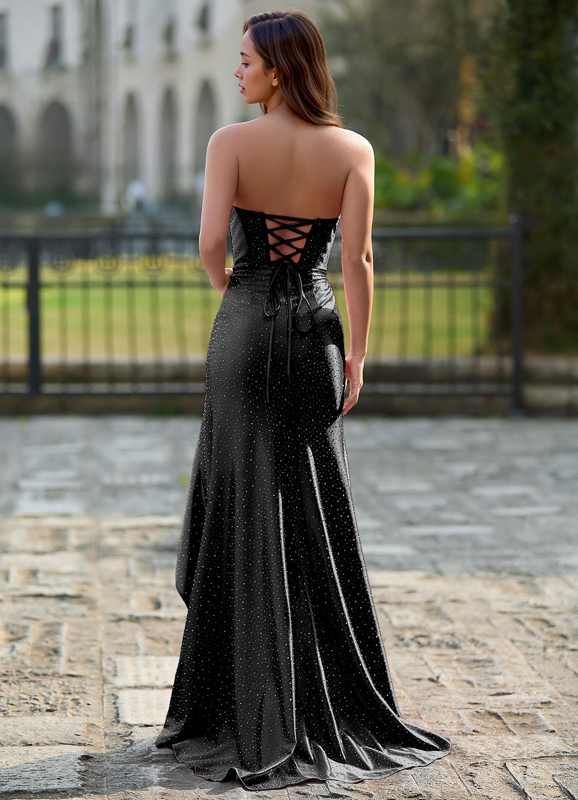 Cerys Black Corsat Prom Dress